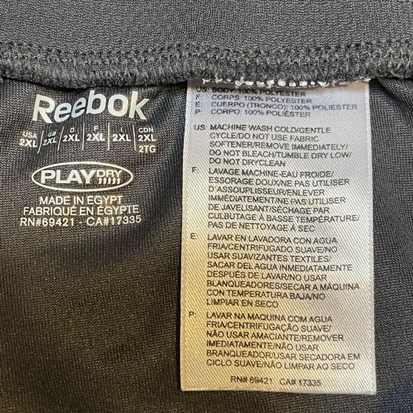 Mens Reebok Play Dri Athletic Shorts Size 2X XXL - Picture 5 of 7